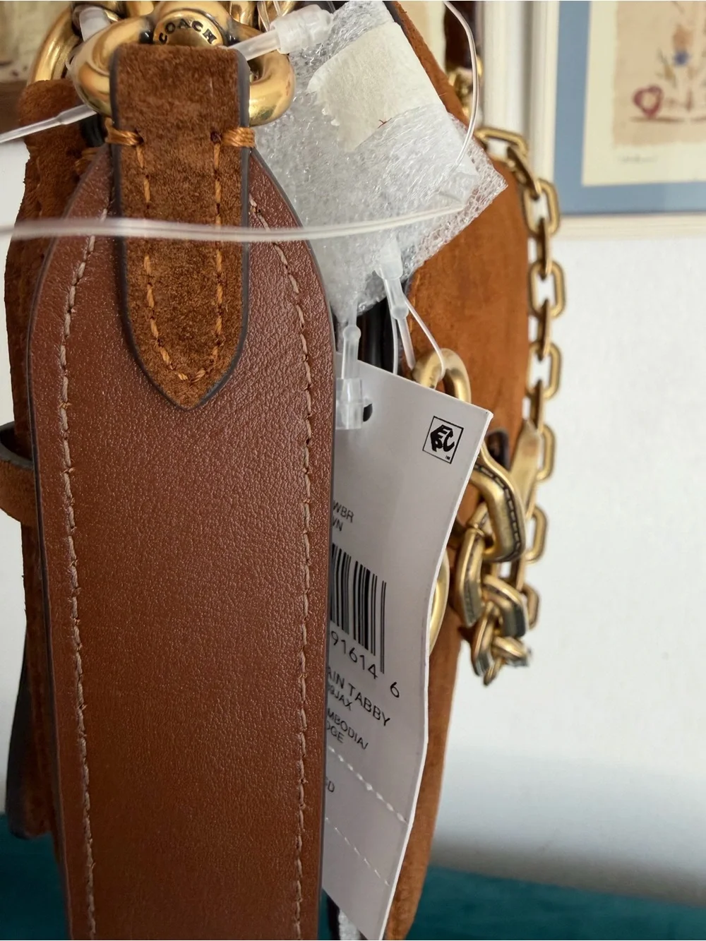 NWT Coach Tabby Shoulder Bag in Warm Brown